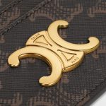 CARD HOLDER TRIOMPHE IN TRIOMPHE CANVAS TAN - Image 4